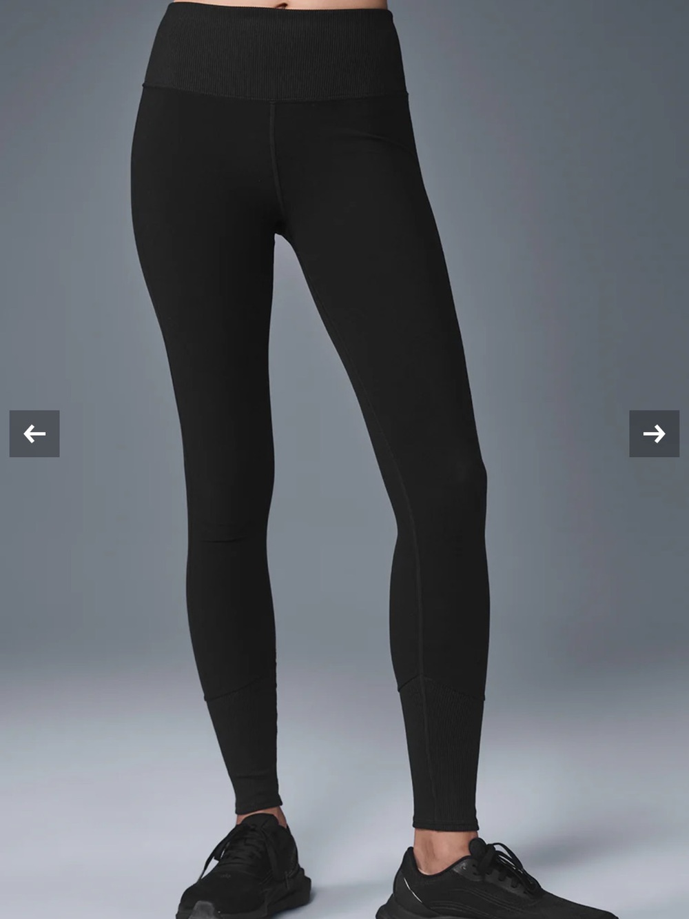 ALO Yoga High-Waist Alosoft Lounge Legging in Black